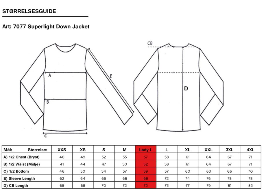 Tracker dunjakke Superlight Unisex (flere farger)