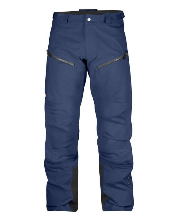 Fjällräven Bergtagen Eco-Shell Trousers MOUNTAIN BLUE kjøper du på SQOOP outdoor (SQOOP.no)