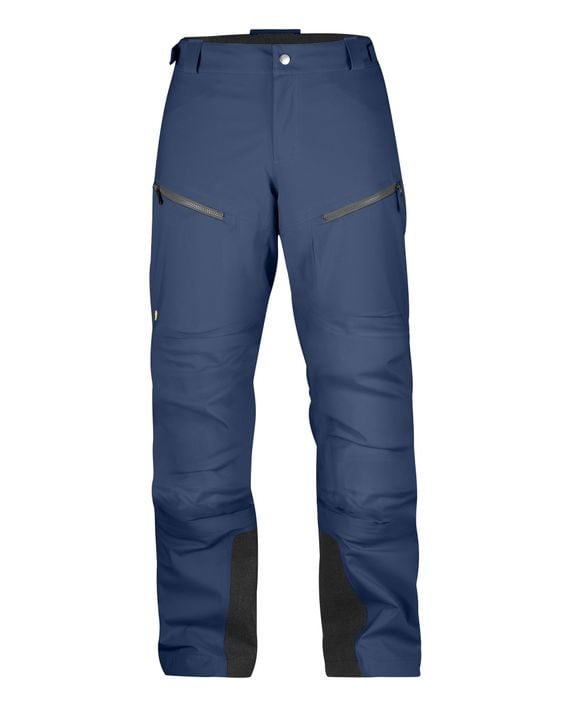 Fjällräven Bergtagen Eco-Shell Trousers W MOUNTAIN BLUE kjøper du på SQOOP outdoor (SQOOP.no)