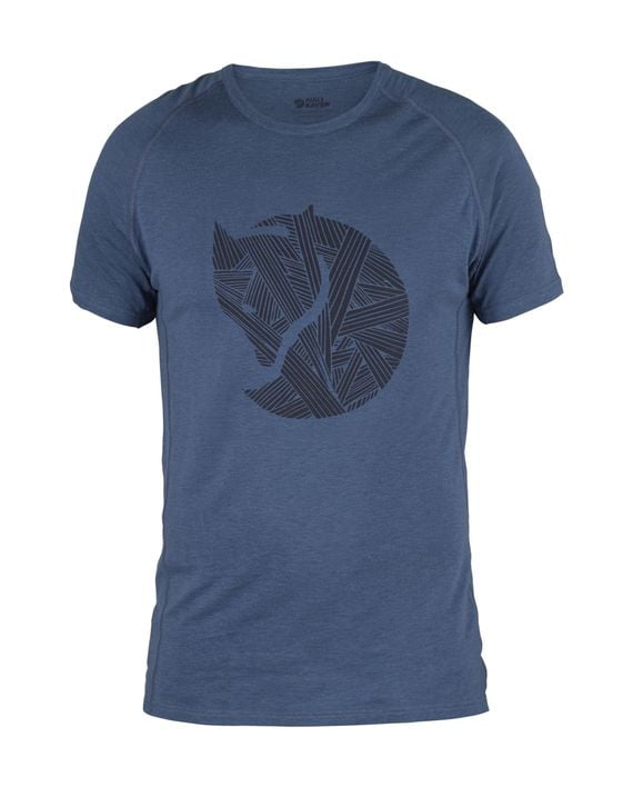 Fjällräven Abisko Trail T-Shirt Print UNCLE BLUE kjøper du på SQOOP outdoor (SQOOP.no)