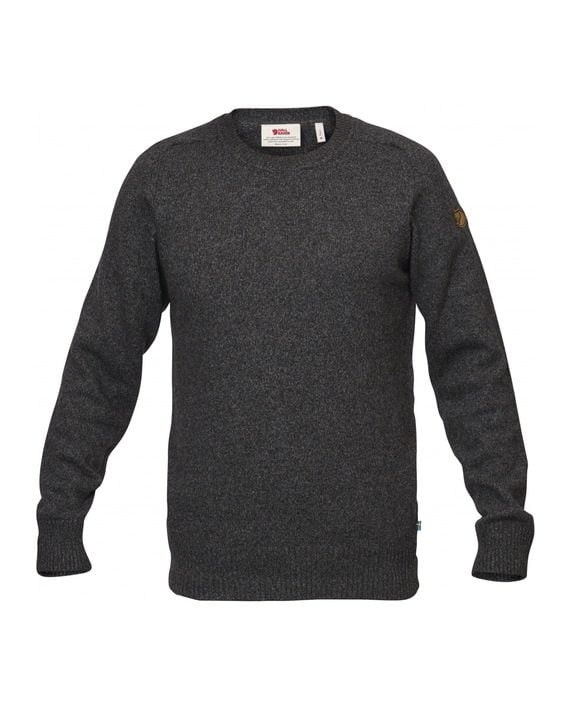 Fjällräven Övik Re Wool Sweater M DARK GREY kjøper du på SQOOP outdoor (SQOOP.no)