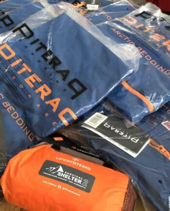 Piteraq pulkbag kort blå HD