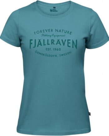 Fjällräven Fjällräven Est 1960 T-shirt W LAGOON kjøper du på SQOOP outdoor (SQOOP.no)