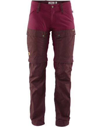 Fjällräven Keb Gaiter Trousers W DARK GARNET-PLUM kjøper du på SQOOP outdoor (SQOOP.no)