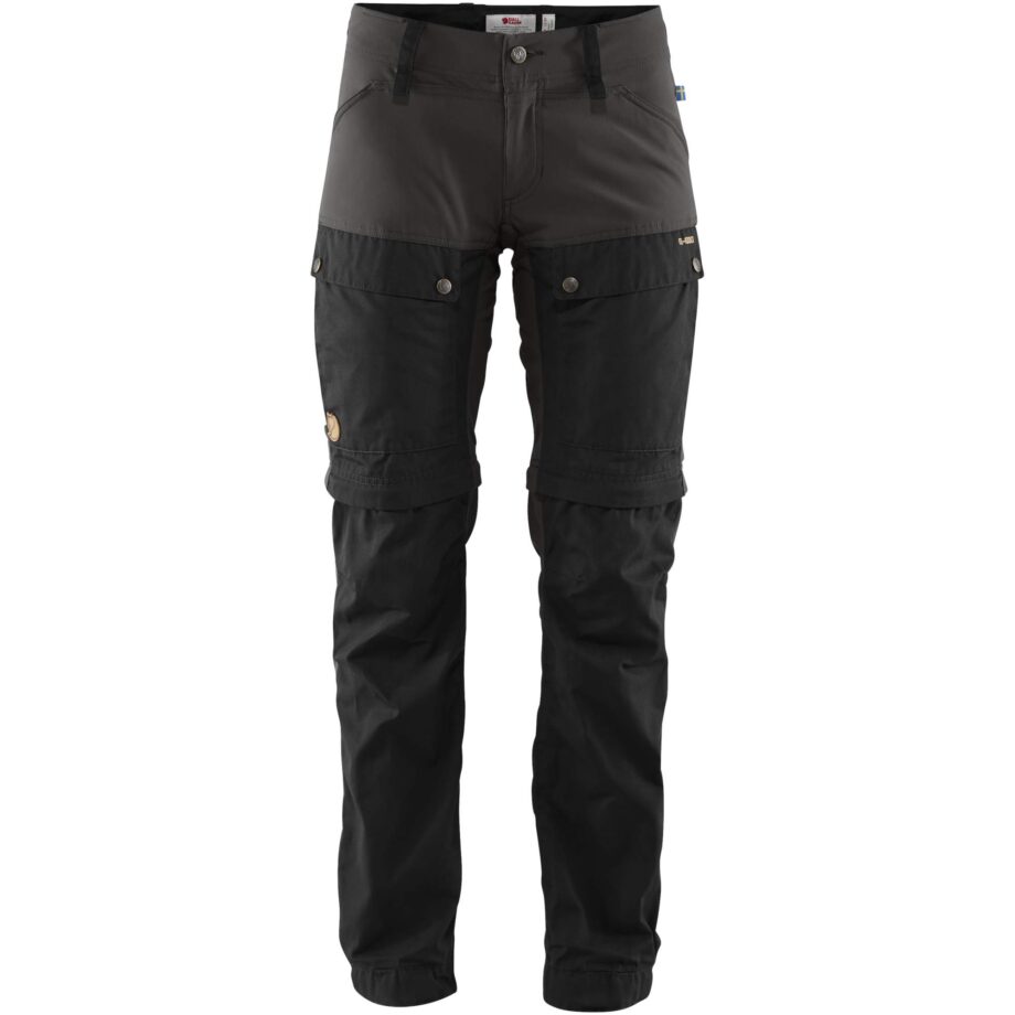 Fjällräven Keb Gaiter Trousers W BLACK-STONE GREY kjøper du på SQOOP outdoor (SQOOP.no)