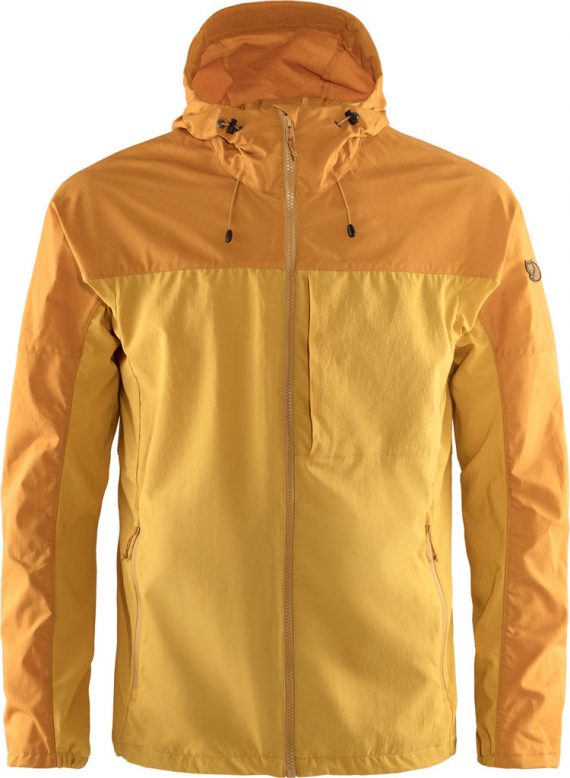 Fjällräven Abisko Midsummer Jacket M OCHRE-GOLDEN YELLOW kjøper du på SQOOP outdoor (SQOOP.no)