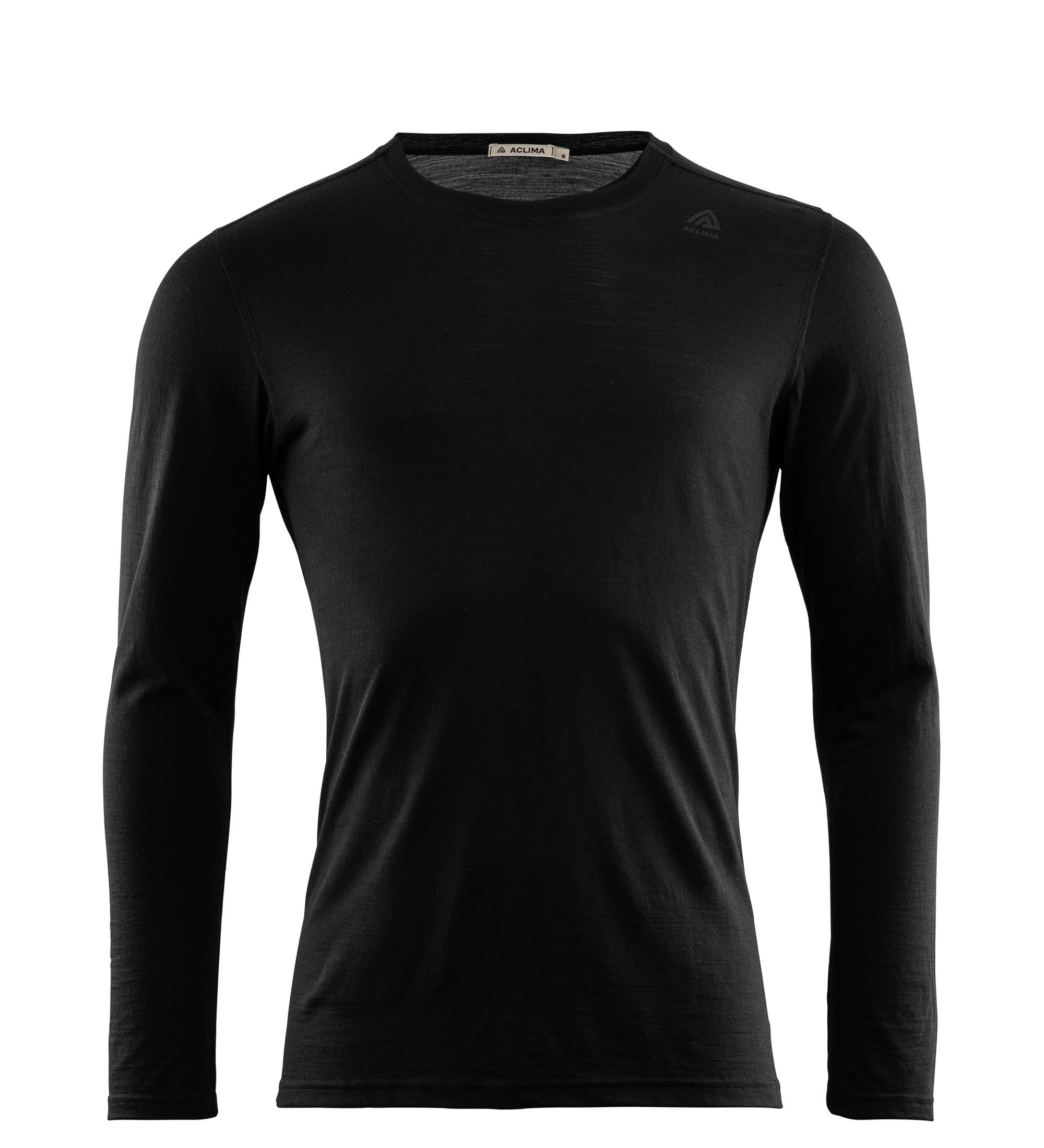Aclima LightWool undershirt long sleeve W's, Jet Black