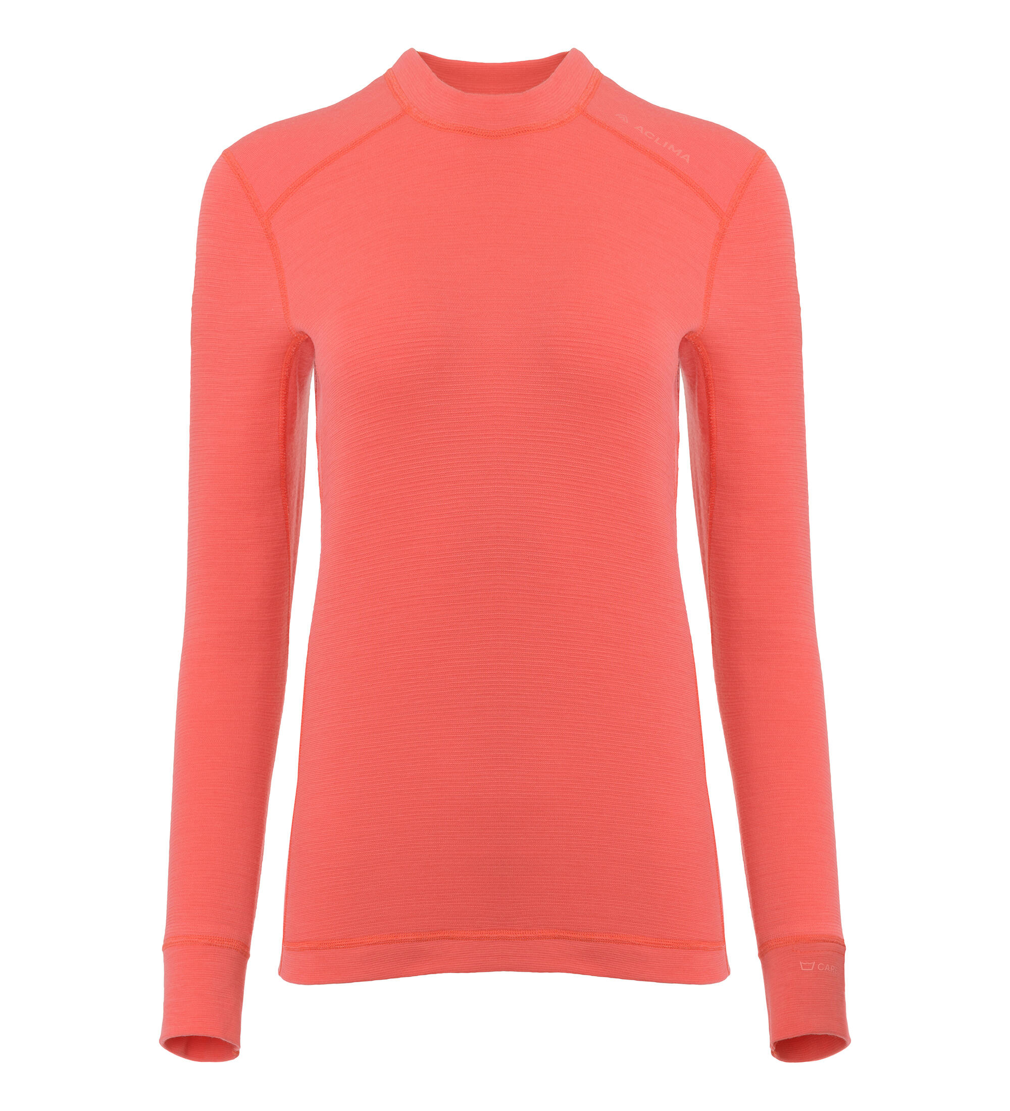 Aclima StreamWool Crew neck W's, Spiced Coral