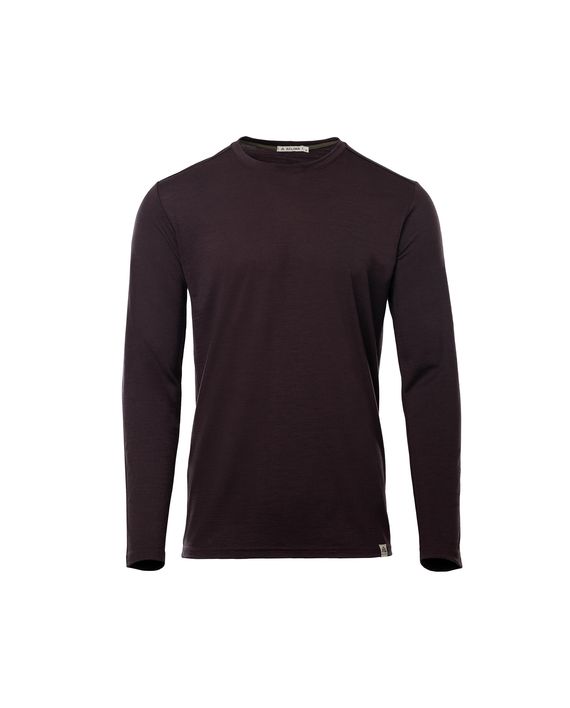 Aclima LightWool 180 Crewneck M's Chocolate Plum