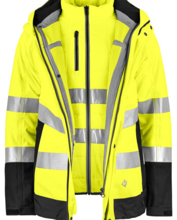 ProJob 6445 Funksjonsjakke 3-i-1 EN ISO 20471 Kl 3/2